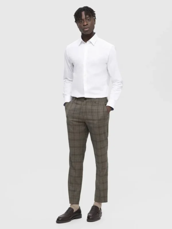 Bukser | Jakkesæt & Blazers>SELECTED TERNET HABITBUKSER Brown