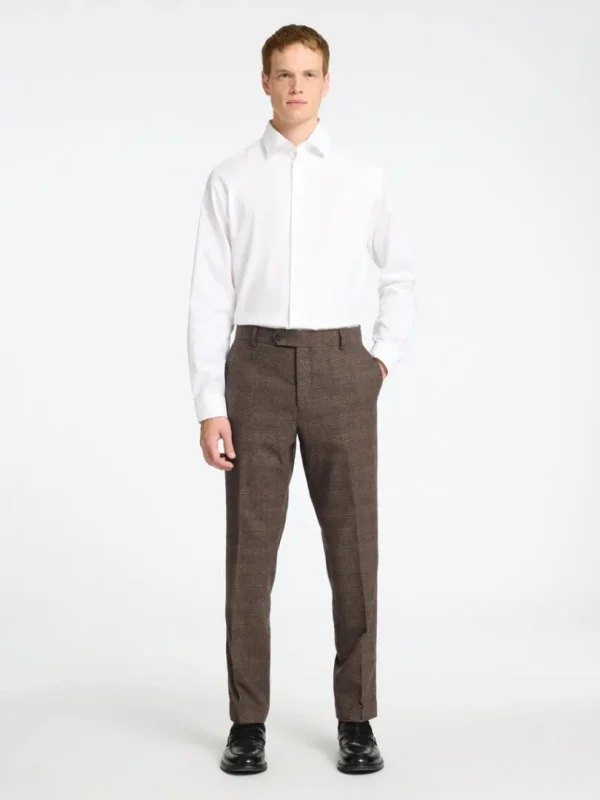 Bukser | Jakkesæt & Blazers>SELECTED TERNET HABITBUKSER Brown