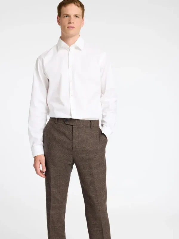 Bukser | Jakkesæt & Blazers>SELECTED TERNET HABITBUKSER Brown