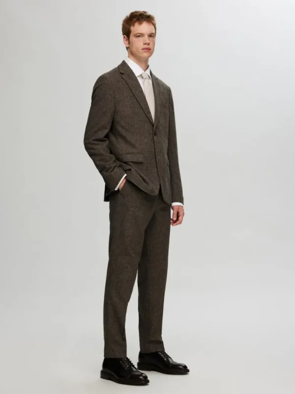 Jakkesæt & Blazers | Bukser>SELECTED TERNET HABITBUKSER Brown