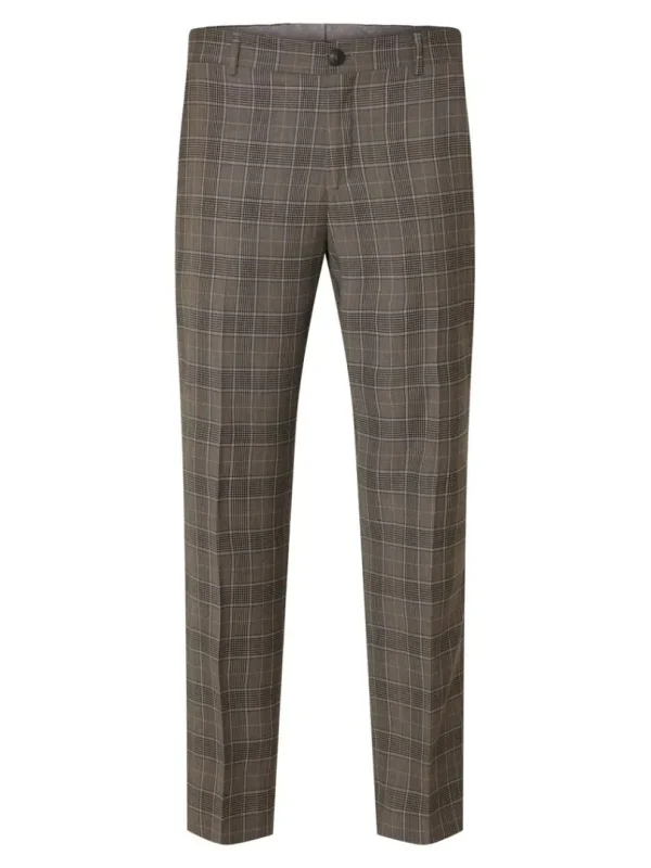 Bukser | Jakkesæt & Blazers>SELECTED TERNET HABITBUKSER Brown