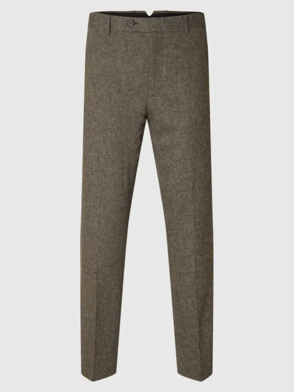 Jakkesæt & Blazers | Bukser>SELECTED TERNET HABITBUKSER Brown