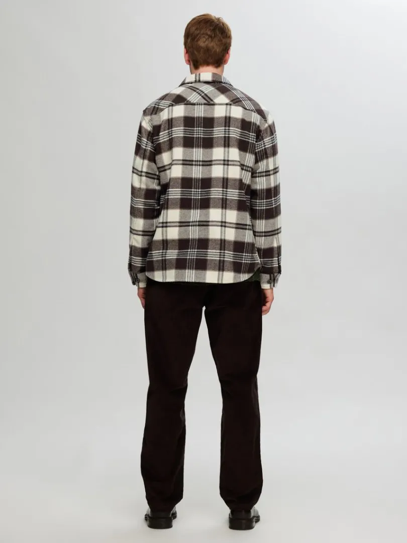 ternet_overshirt_1-1.webp Overtøj | Skjorter>SELECTED TERNET OVERSHIRT Beige