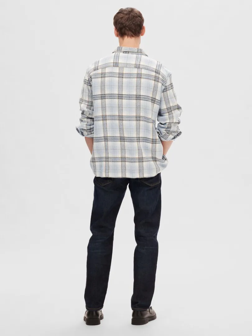 ternet_overshirt_1-5.webp Overtøj | Skjorter>SELECTED TERNET OVERSHIRT Blue
