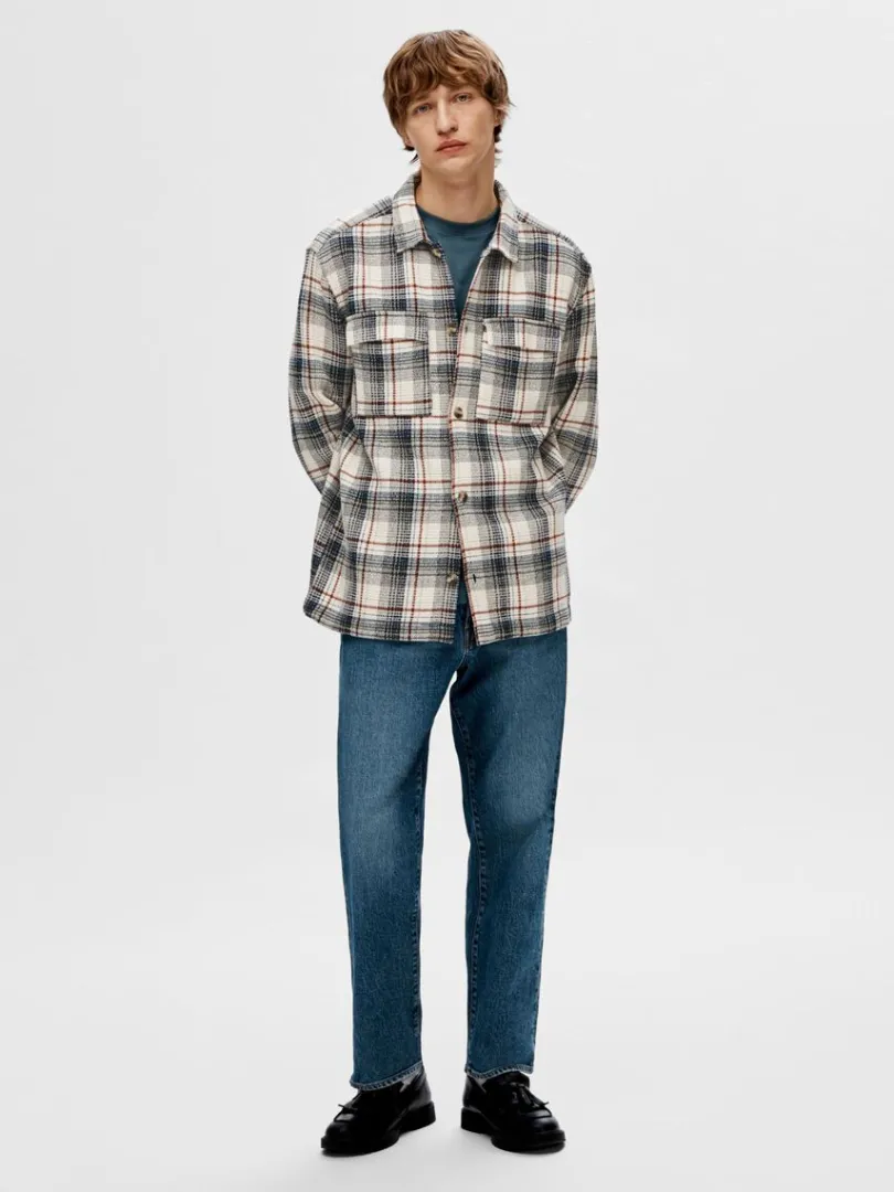 ternet_overshirt_2.webp Skjorter | Overtøj>SELECTED TERNET OVERSHIRT Coloured