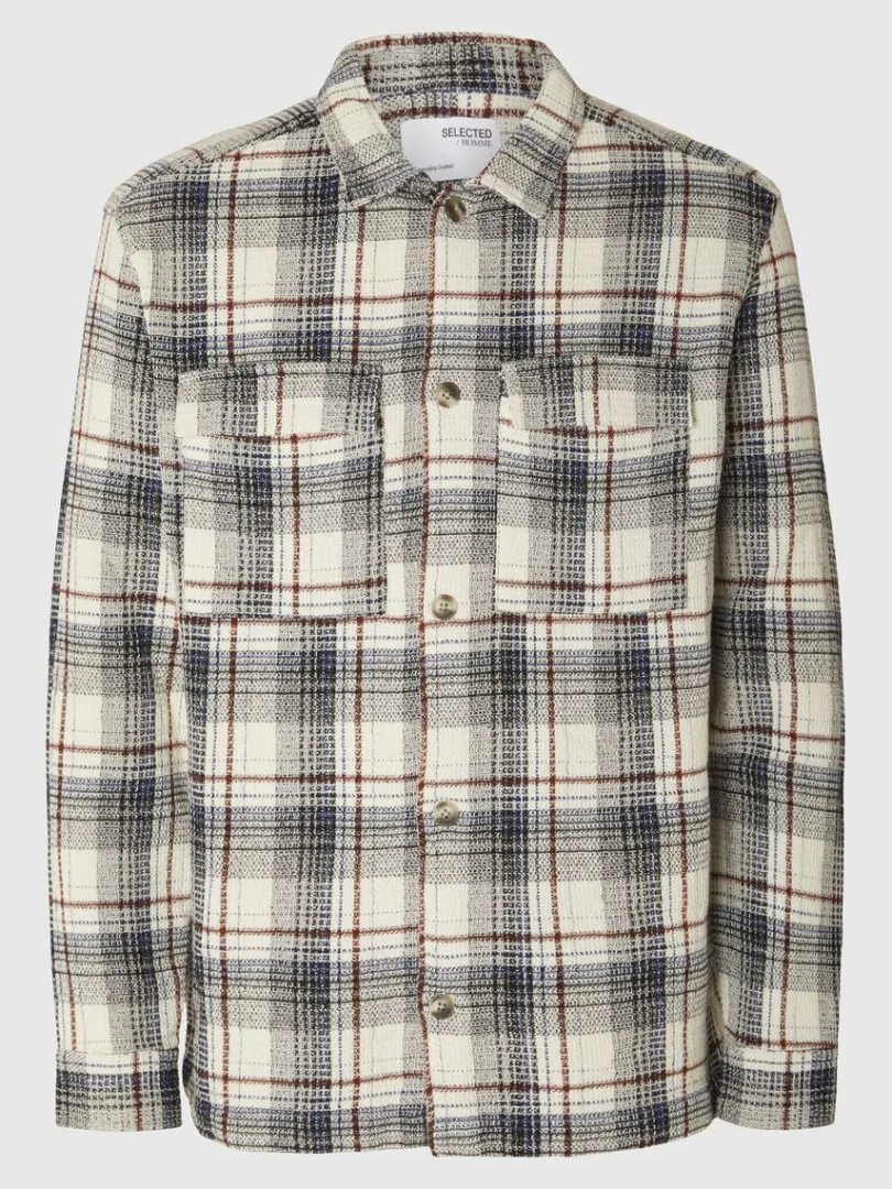 ternet_overshirt_4.webp Skjorter | Overtøj>SELECTED TERNET OVERSHIRT Coloured