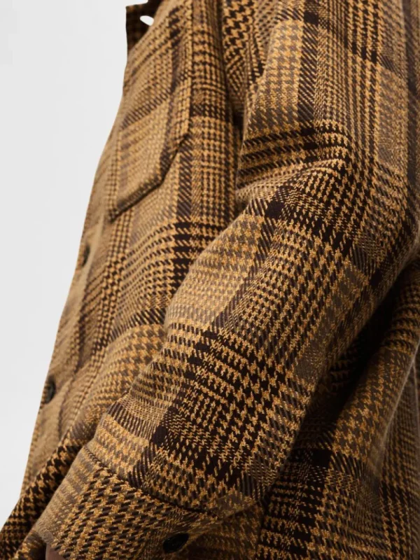 Overtøj | Skjorter>SELECTED TERNET OVERSHIRT Brown