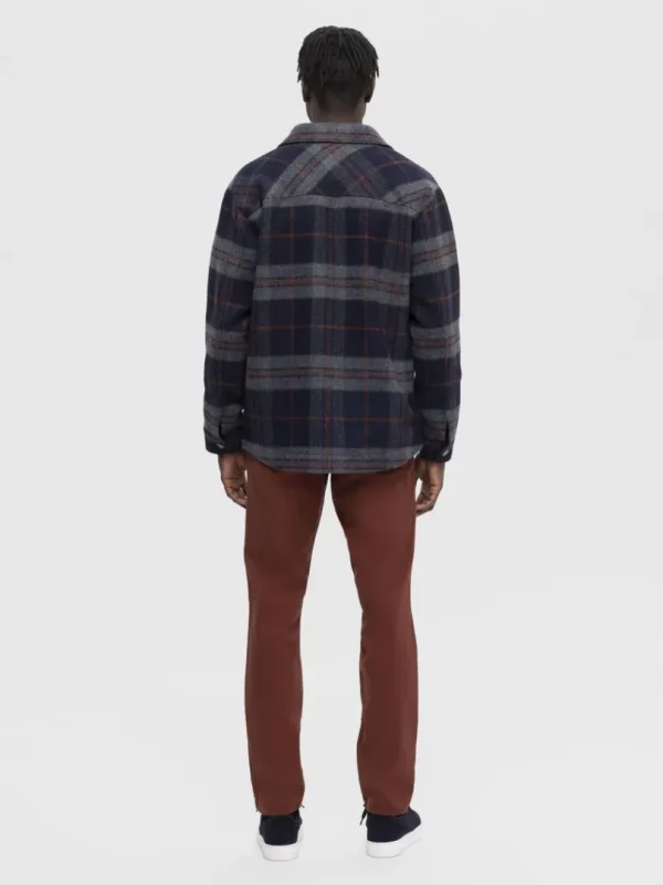 Overtøj | Skjorter>SELECTED TERNET SHACKET Blue