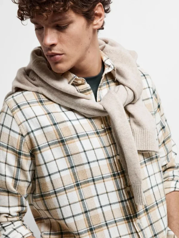 Skjorter>SELECTED TERNET SKJORTE Beige