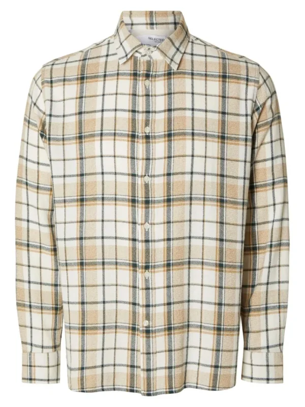 Skjorter>SELECTED TERNET SKJORTE Beige