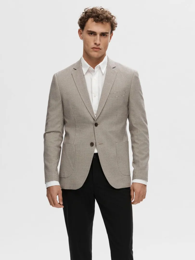 ternet_slim_fit_blazer_0-2.webp Jakkesæt & Blazers>SELECTED TERNET SLIM FIT BLAZER Beige