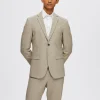 Jakkesæt & Blazers>SELECTED TERNET SLIM FIT BLAZER Beige