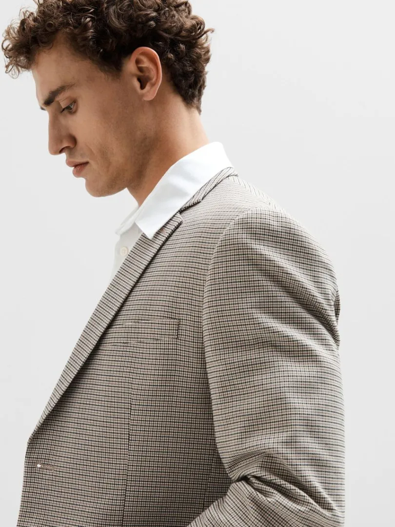 ternet_slim_fit_blazer_2-2.webp Jakkesæt & Blazers>SELECTED TERNET SLIM FIT BLAZER Beige