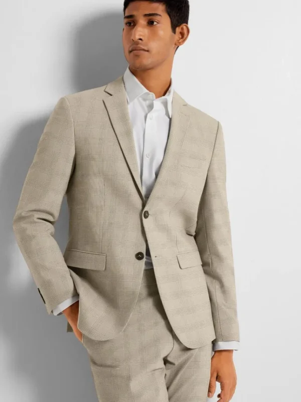 Jakkesæt & Blazers>SELECTED TERNET SLIM FIT BLAZER Beige