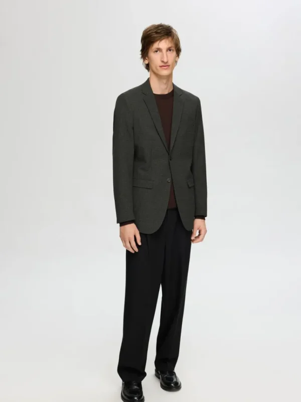 Jakkesæt & Blazers>SELECTED TERNET SLIM FIT BLAZER Brown