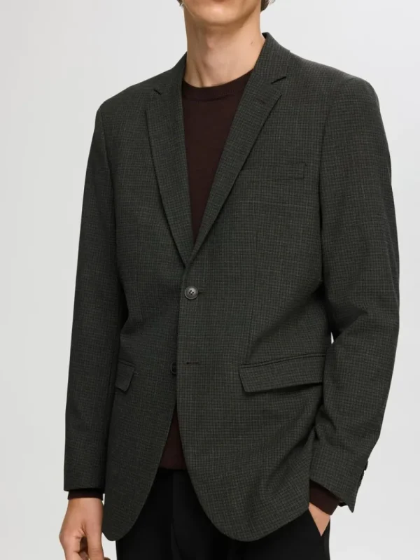 Jakkesæt & Blazers>SELECTED TERNET SLIM FIT BLAZER Brown