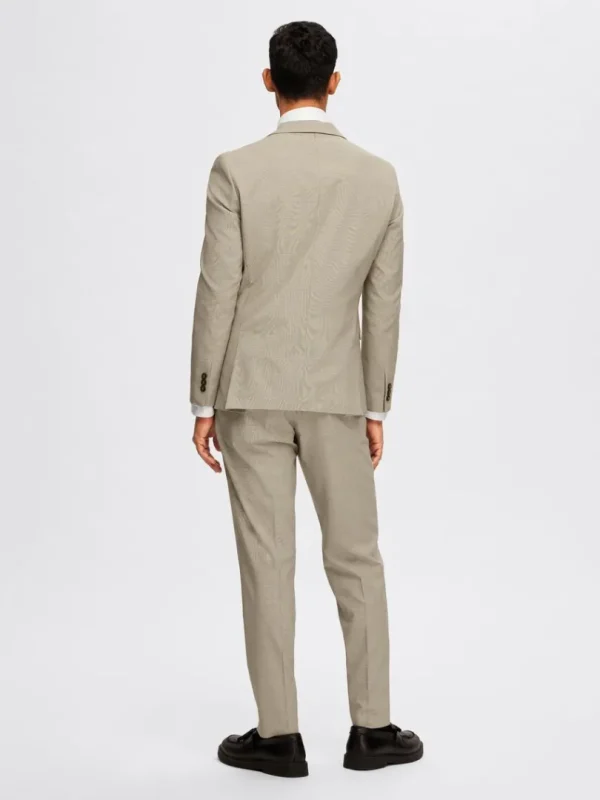 Jakkesæt & Blazers>SELECTED TERNET SLIM FIT BLAZER Beige
