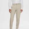 Bukser | Jakkesæt & Blazers>SELECTED TERNET SLIM FIT HABITBUKSER Beige