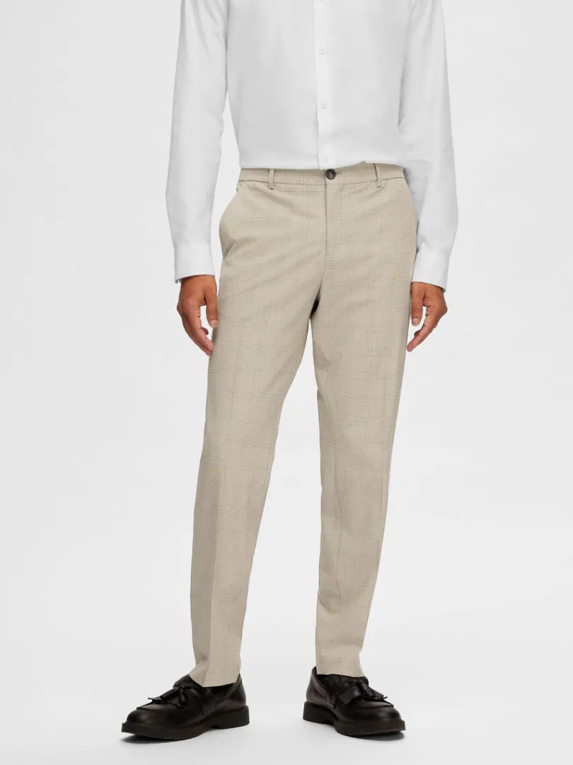 ternet_slim_fit_habitbuks_0-1.webp Bukser | Jakkesæt & Blazers>SELECTED TERNET SLIM FIT HABITBUKSER Beige