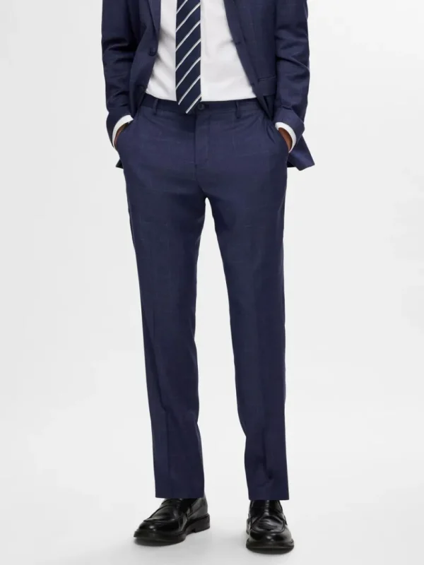 Bukser | Jakkesæt & Blazers>SELECTED TERNET SLIM FIT HABITBUKSER Blue