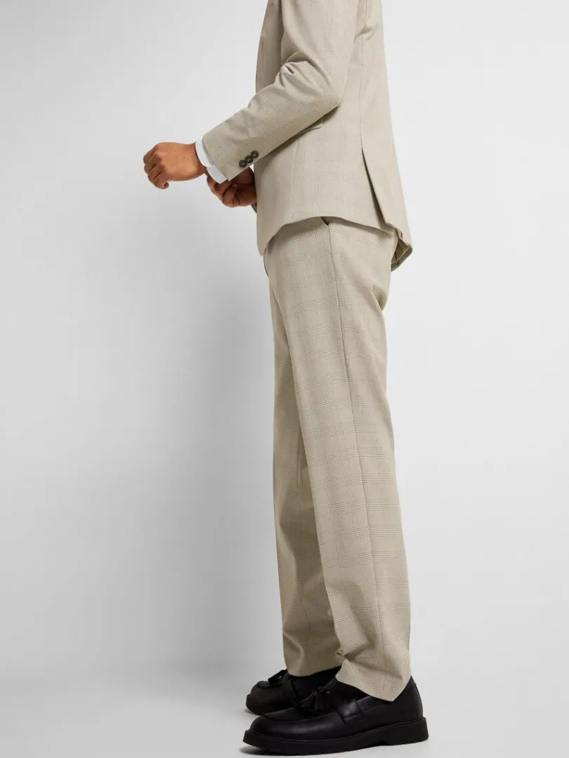 ternet_slim_fit_habitbuks_2-1.webp Bukser | Jakkesæt & Blazers>SELECTED TERNET SLIM FIT HABITBUKSER Beige