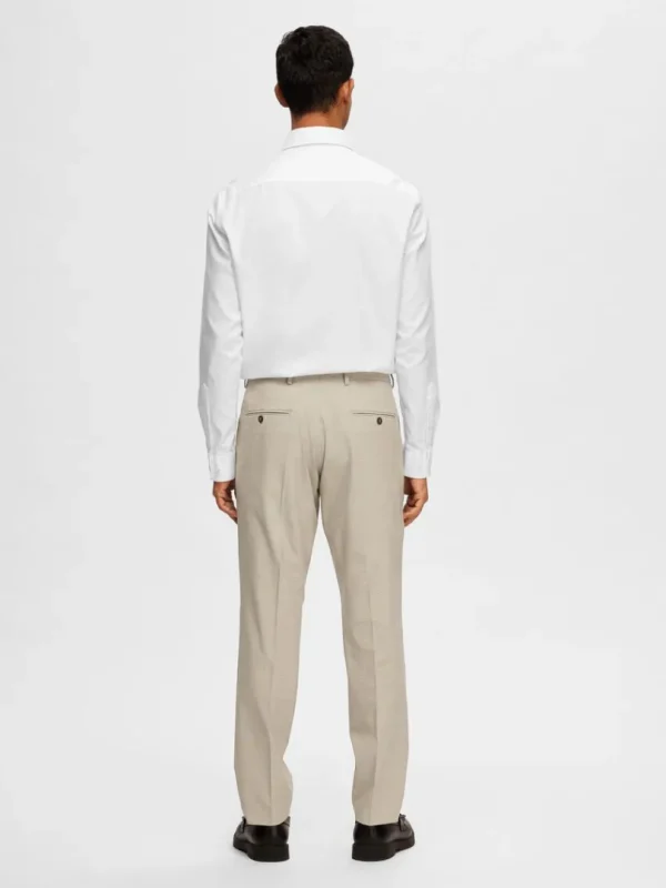 Bukser | Jakkesæt & Blazers>SELECTED TERNET SLIM FIT HABITBUKSER Beige