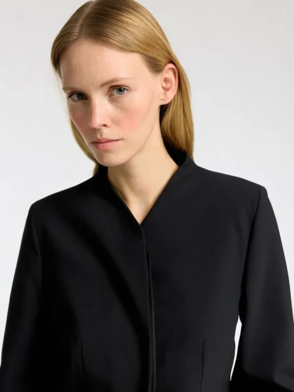 Overtøj | Jakkesæt & Blazers>SELECTED TÆTSIDDENDE BLAZER Black