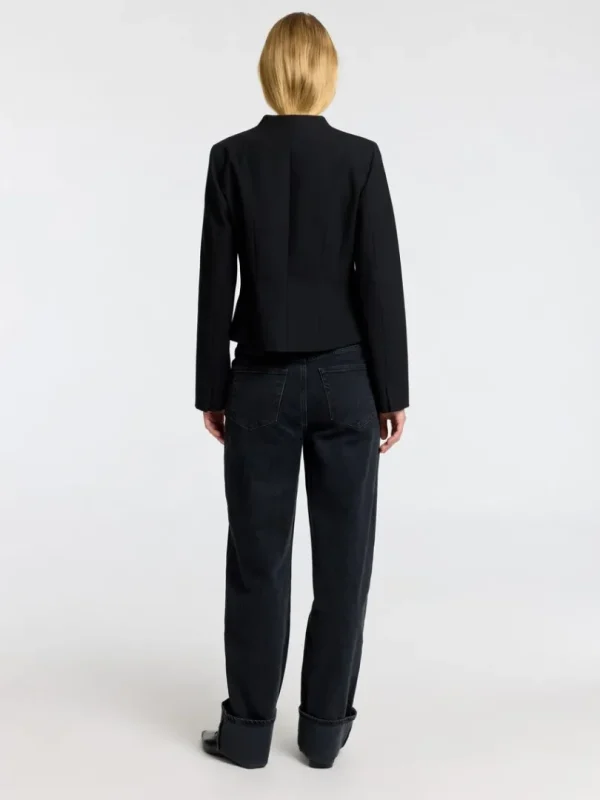 Overtøj | Jakkesæt & Blazers>SELECTED TÆTSIDDENDE BLAZER Black