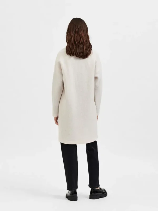 Strik>SELECTED ULD CARDIGAN Beige