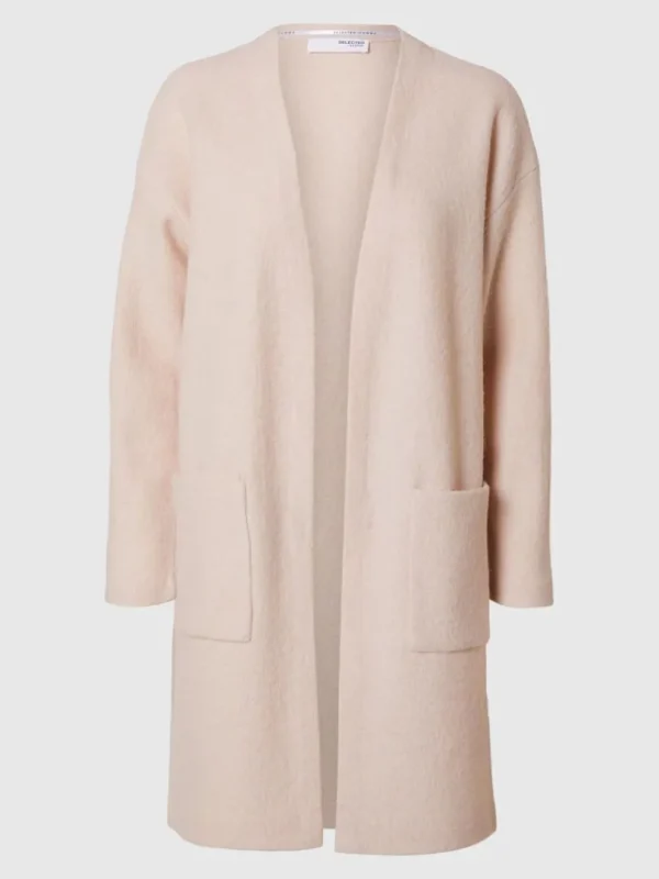 Strik>SELECTED ULD CARDIGAN Beige