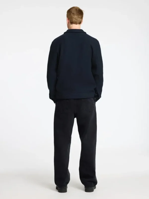 Overtøj | Strik>SELECTED 100% ULD SHACKET Blue