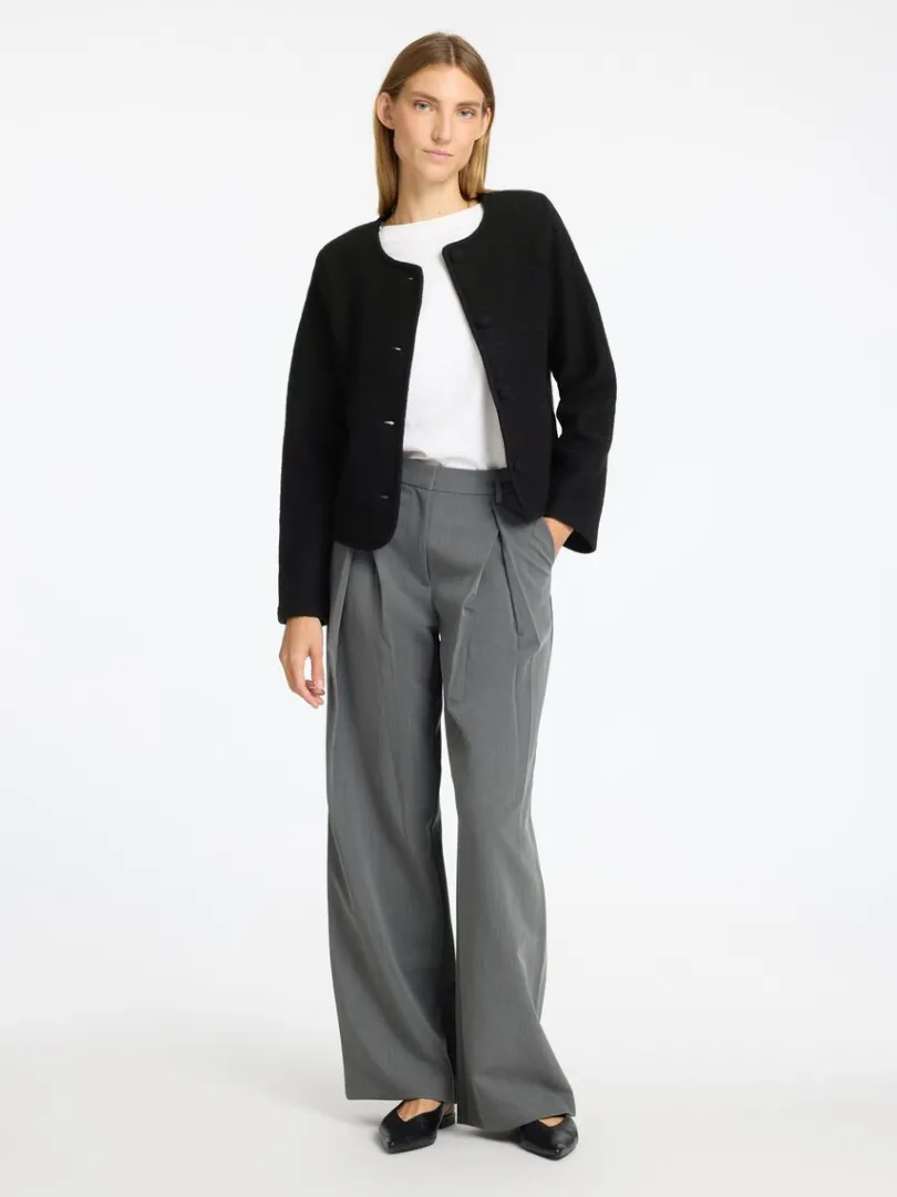 uld_strikket_cardigan_1-1.webp Strik>SELECTED 100% ULD STRIKKET CARDIGAN Black