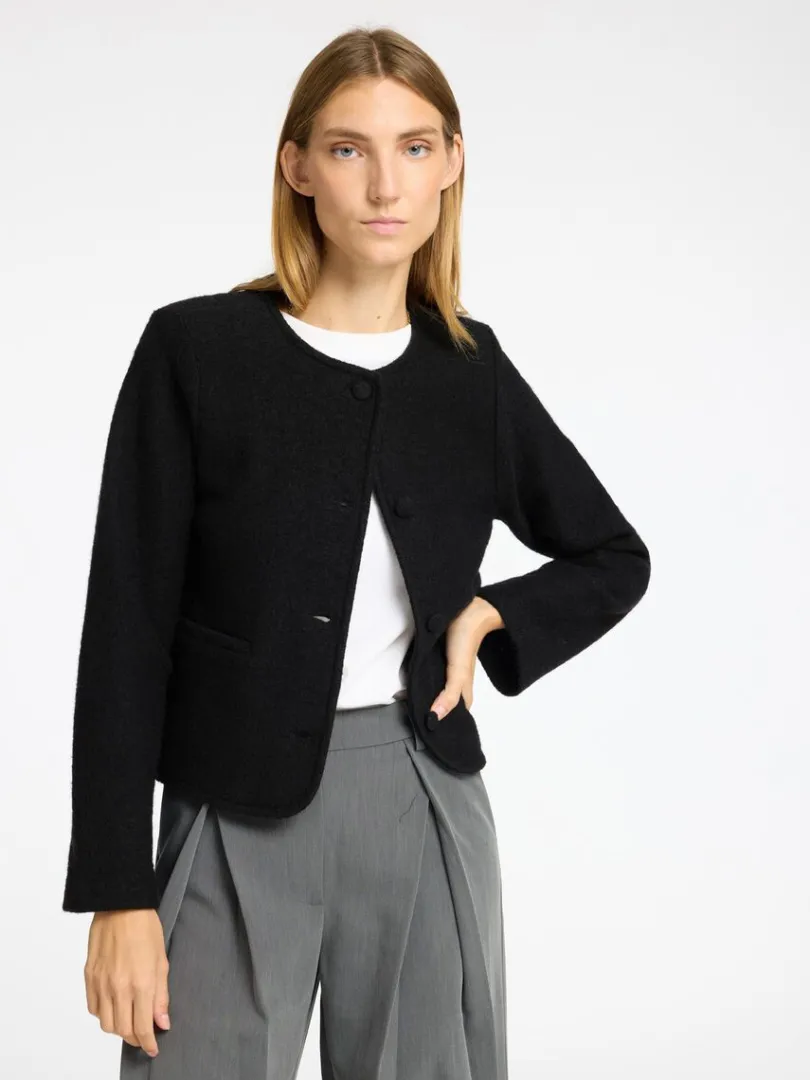 uld_strikket_cardigan_2-1.webp Strik>SELECTED 100% ULD STRIKKET CARDIGAN Black