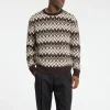 Strik>SELECTED 100% ULD SWEATER MED RUND HALS Brown