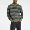 Strik>SELECTED 100% ULD SWEATER MED RUND HALS Green