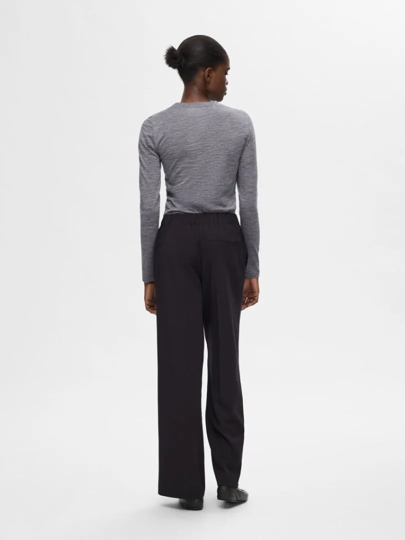 uld_top_med_lange_rmer_4.webp Toppe Og Bluser>SELECTED 100% ULD TOP MED LANGE ÆRMER Grey