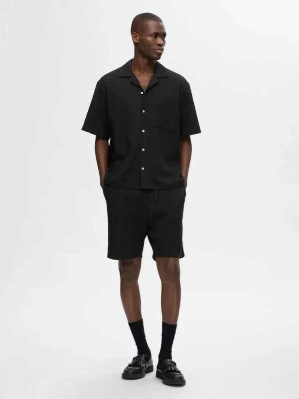 Shorts>SELECTED VAFLET SHORTS Black