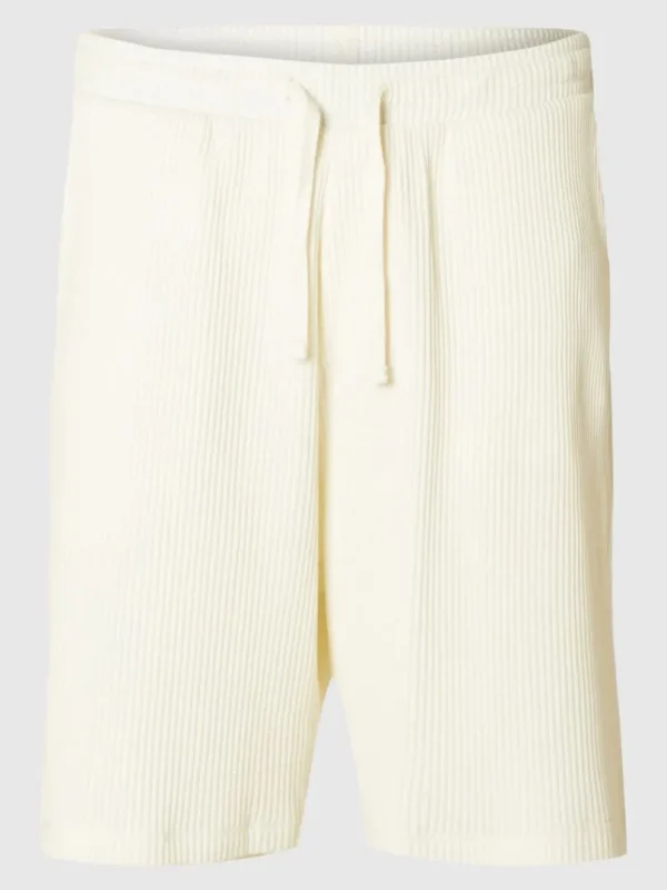 Shorts>SELECTED VAFLET SHORTS White