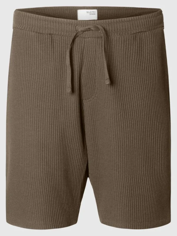 Shorts>SELECTED VAFLET SHORTS Brown