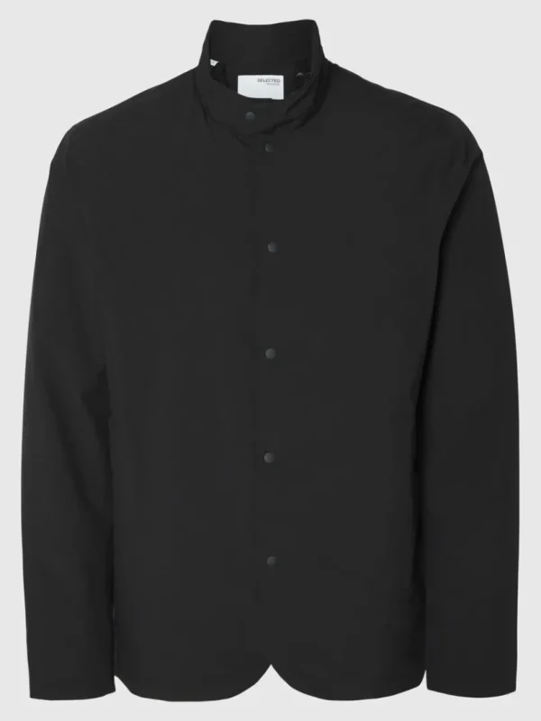 Overtøj>SELECTED VANDAFVISENDE LET JAKKE Black