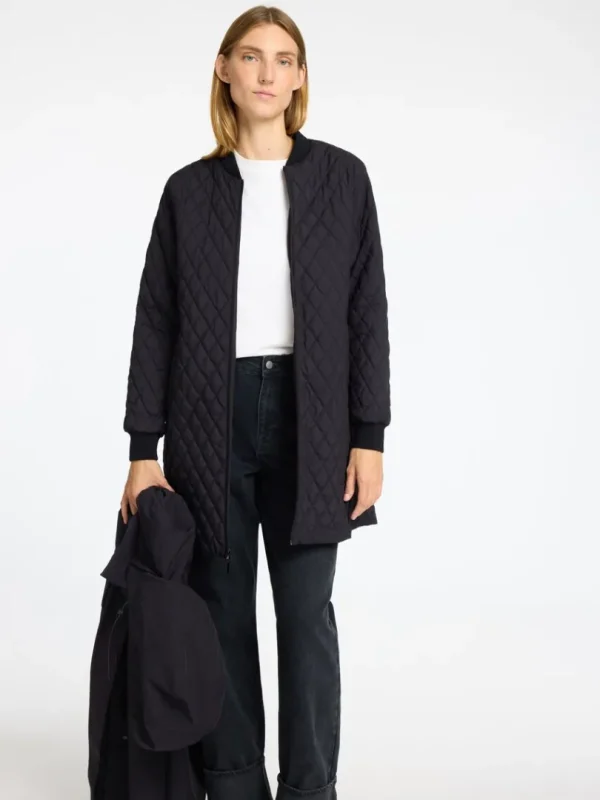 Overtøj>SELECTED VANDTÆT PARKA Black