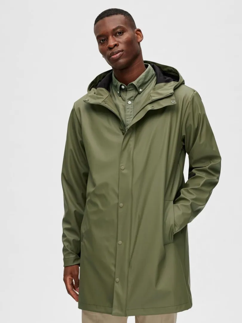 vandtt_regnjakke_0.webp Overtøj>SELECTED VANDTÆT REGNJAKKE Green