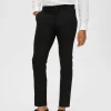 Bukser | Jakkesæt & Blazers>SELECTED VÆVEDE BUKSER Black