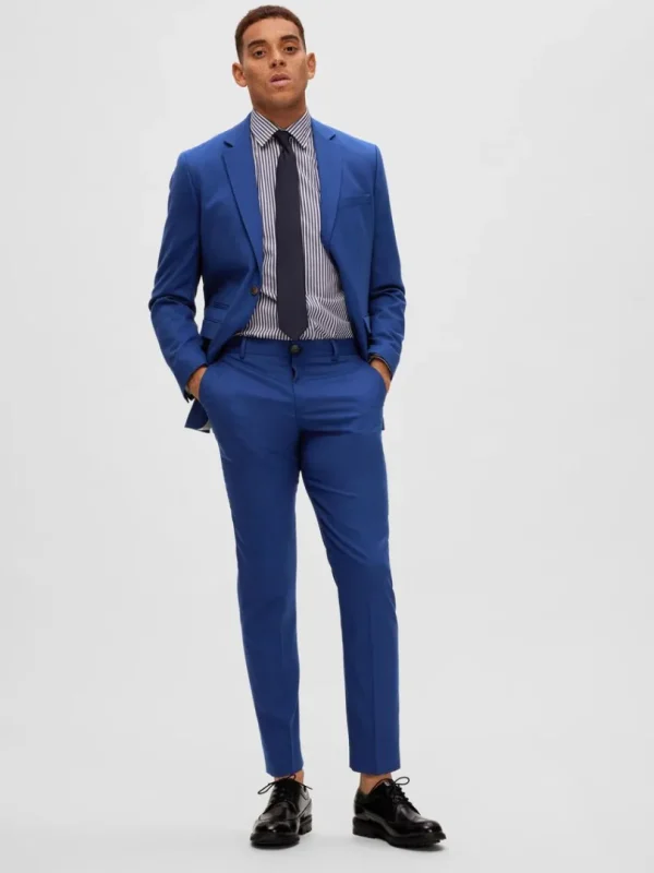 Bukser | Jakkesæt & Blazers>SELECTED VÆVEDE BUKSER Blue