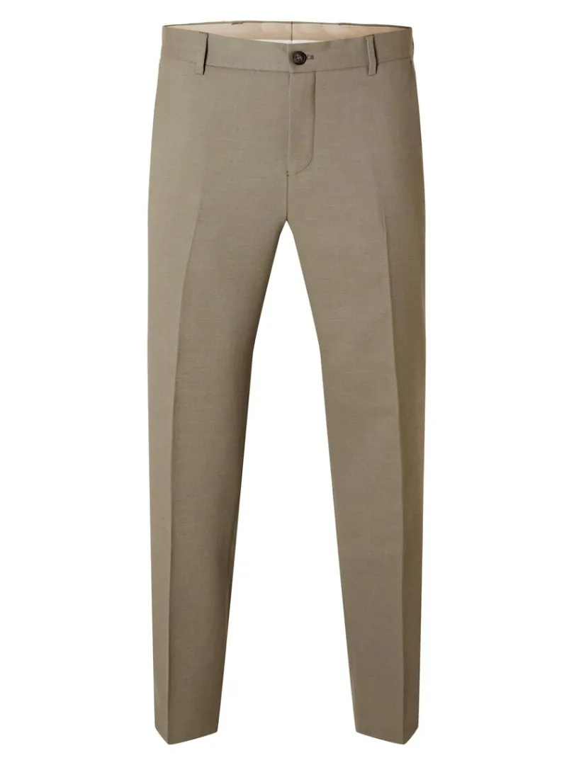 vvede_bukser_4-6.webp Bukser | Jakkesæt & Blazers>SELECTED VÆVEDE BUKSER Green