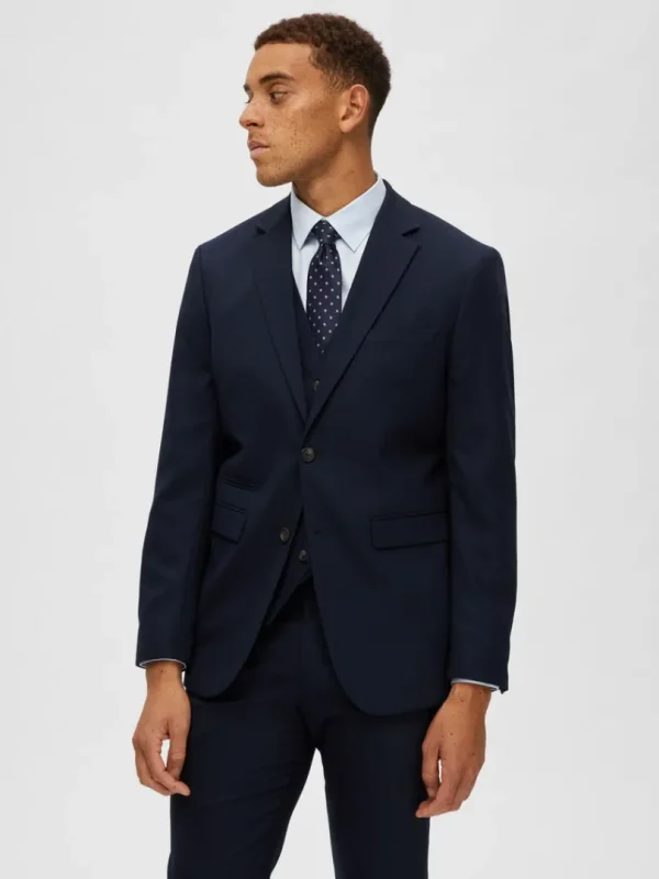 Jakkesæt & Blazers>SELECTED VÆVET BLAZER Blue