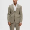 Jakkesæt & Blazers>SELECTED VÆVET BLAZER Green