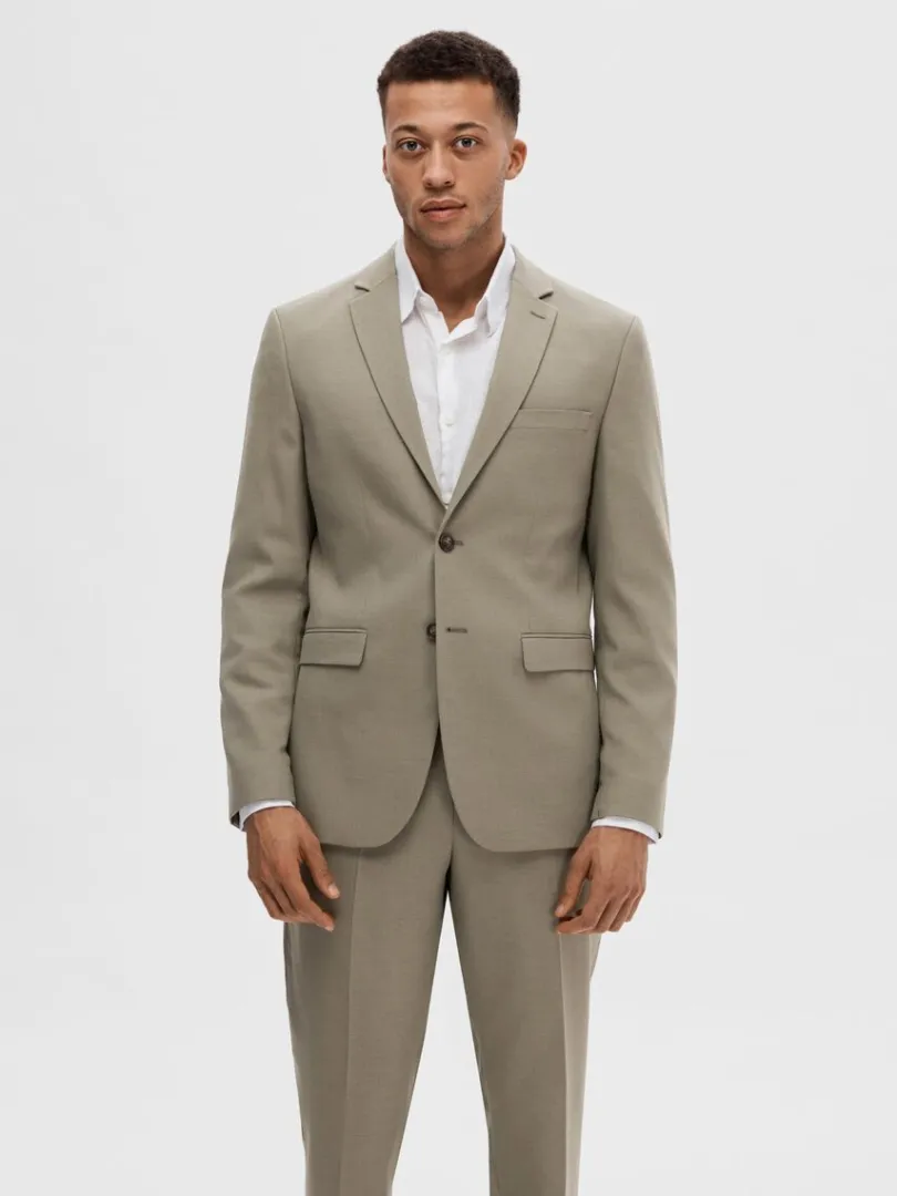 vvet_blazer_0-6.webp Jakkesæt & Blazers>SELECTED VÆVET BLAZER Green