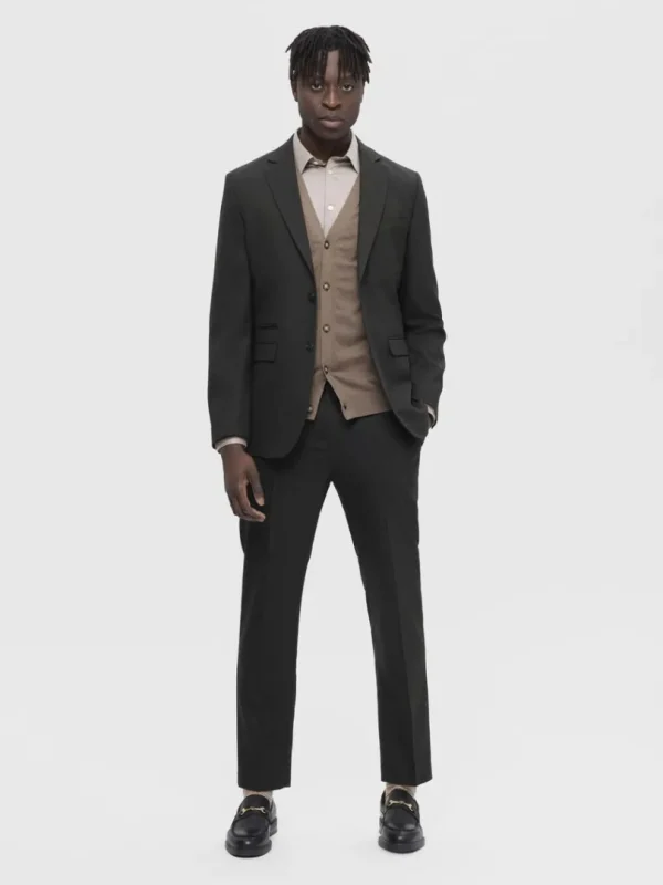 Jakkesæt & Blazers>SELECTED VÆVET BLAZER Green