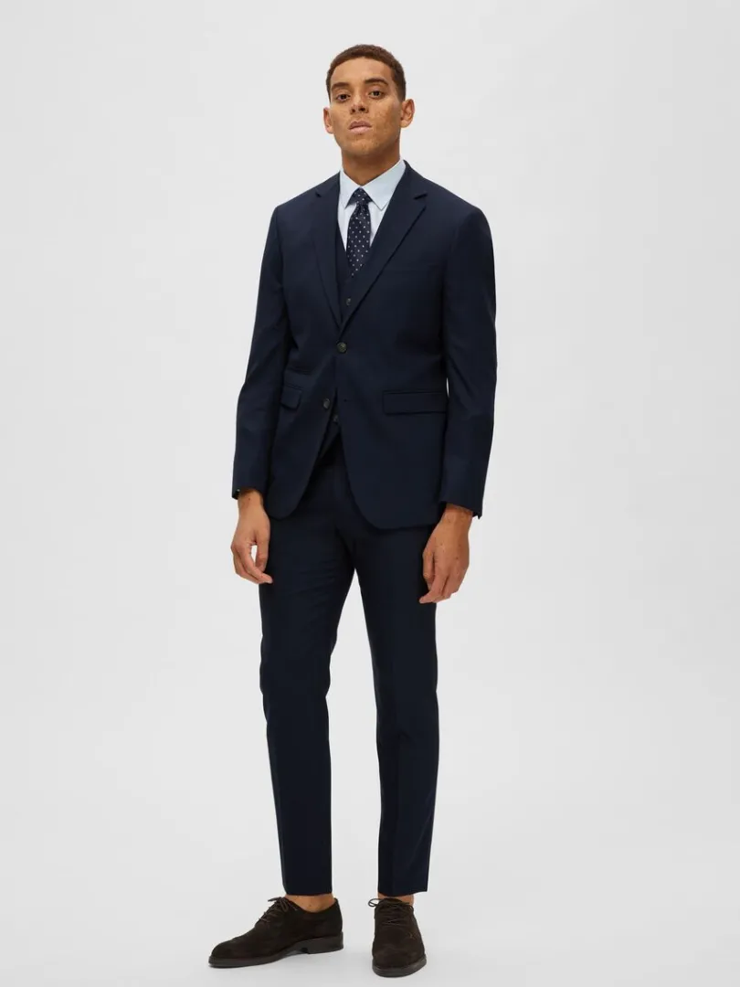 vvet_blazer_2-4.webp Jakkesæt & Blazers>SELECTED VÆVET BLAZER Blue